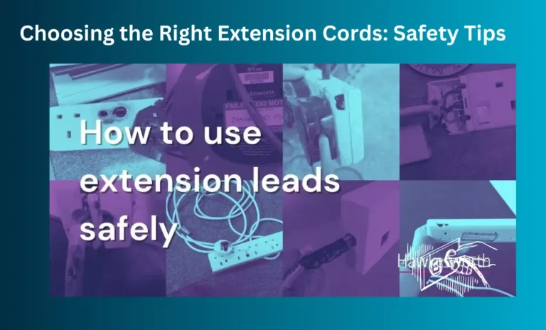Choosing the Right Extension Cords: Safety Tips