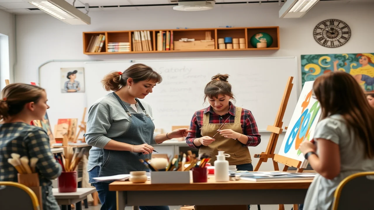 Play Turkey Run High School Art Teachers Slathering
