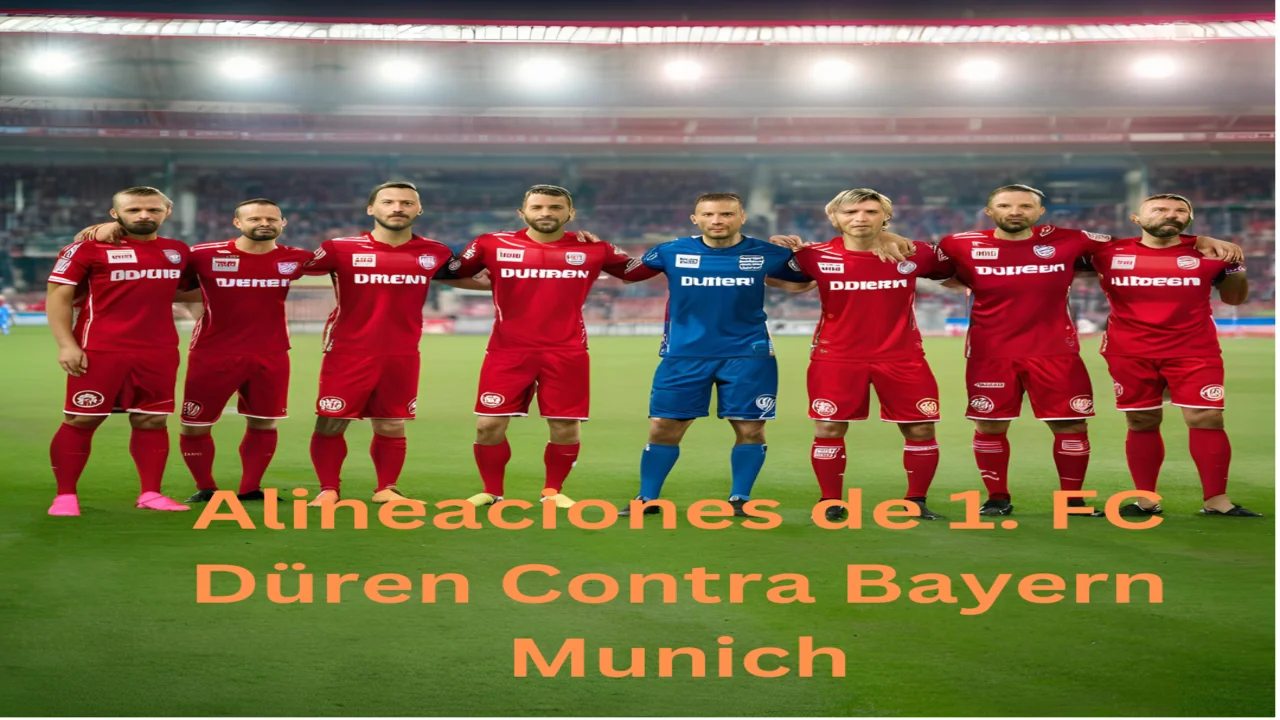 Alineaciones de 1. FC Düren Contra Bayern Munich