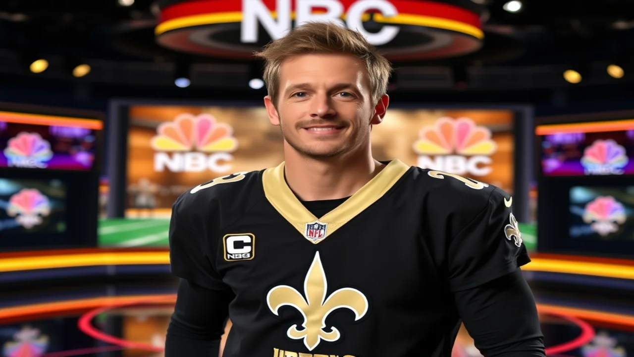 Drew Brees makes his NBC debut, Internet amazed by his new Hair 