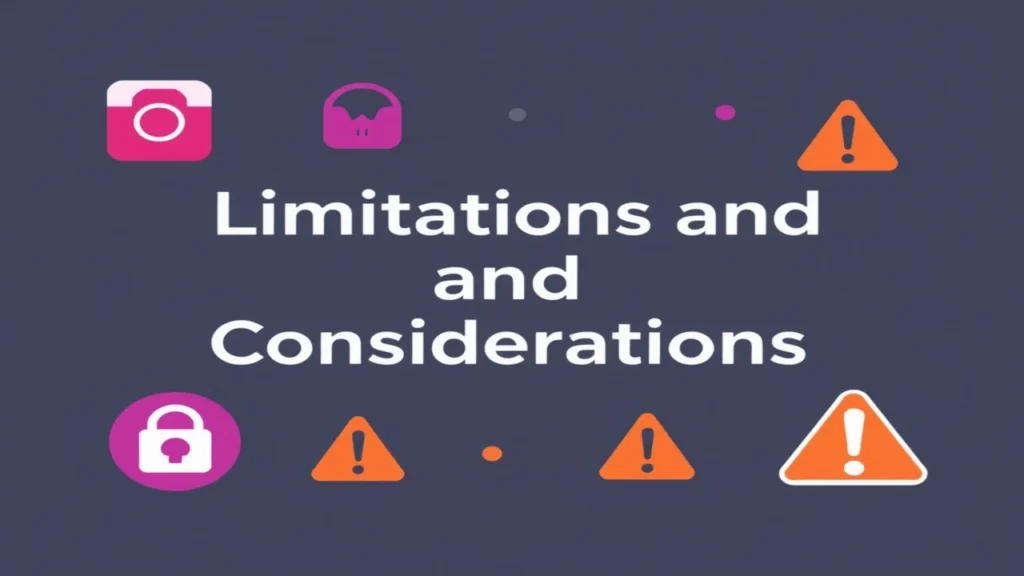 Limitations and Considerations