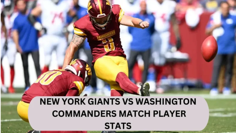 New York Giants vs Washington Commanders Match Player Stats