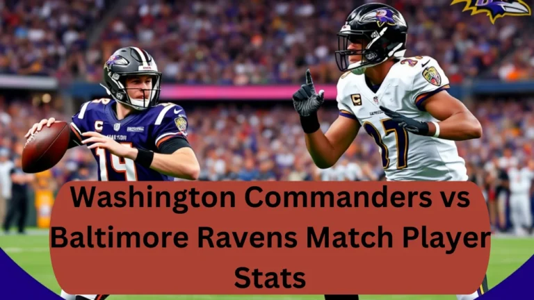 Washington Commanders vs Baltimore Ravens Match Player Stats